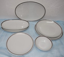 Thomas Porzellan Serie Medaillon Onyx - Teile zur Auswahl:  Speiseservice