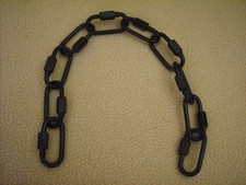 10 St. Kettenglied Notglied Kettenschnellverschluss Schraubglied schwarz 36mm