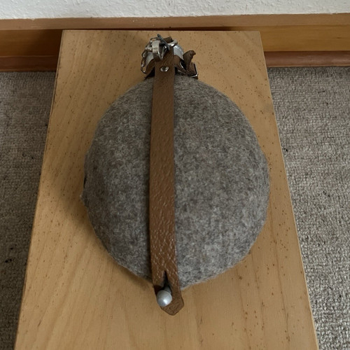 Alte feldflasche alu grauer - alte,