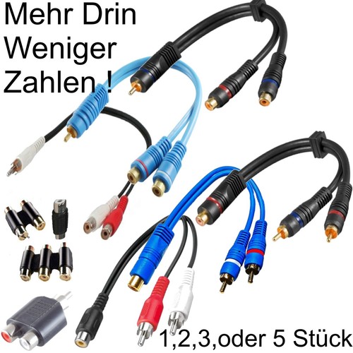 Splitter stecker buchse rca - splitter,