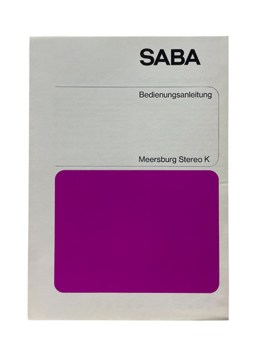 Selten saba meersburg stereo - stereo, k