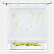 Raffrollo mit Schlaufen Voile