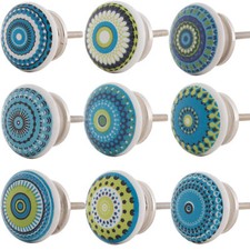 Möbelknopf Porzellan