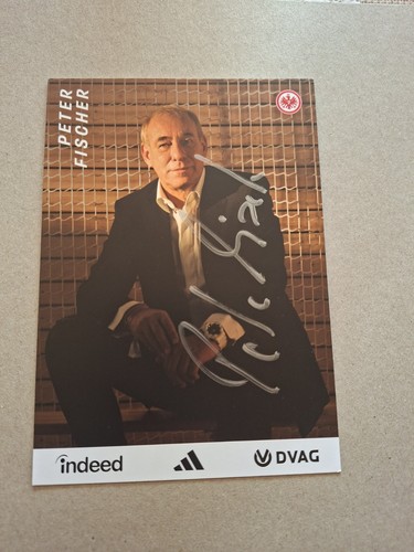 Autogrammkarte peter fischer - autogrammkarte,
