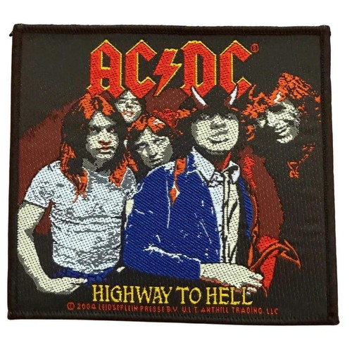 Woven patch highway - ac/dc,