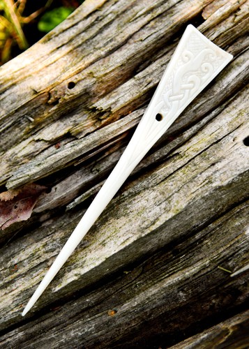 Wikinger knochennadel aus - wikinger-knochennadel,