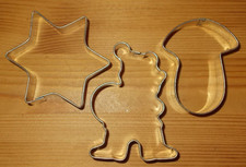 Ausstecher Wichtel / Zwerg 7cm Pilz Stern Tiefe Metall Lebkuchen Ausstechformen