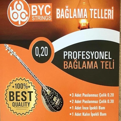 Saz baglama teli 20lik profi - saz,