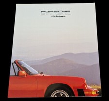 PORSCHE 911 SC CABRIO Cabriolet G-Modell Prospekt Brochure Hochglanz G