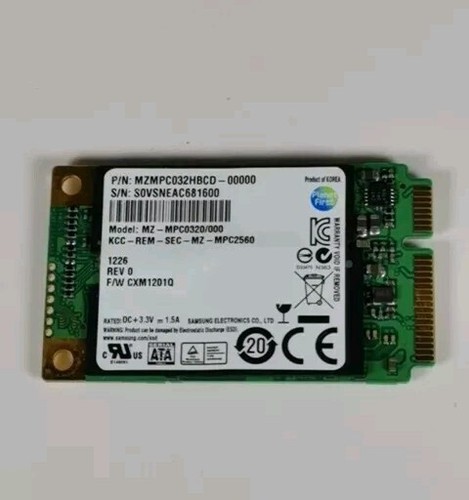 Ssd samsung 32gb msata super - samsung,