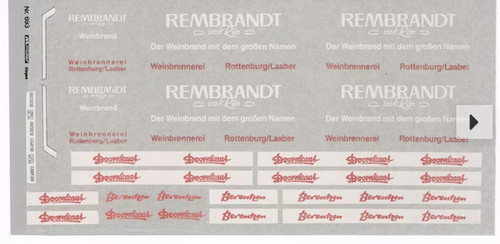 Decals doornkaat - 1:87, /