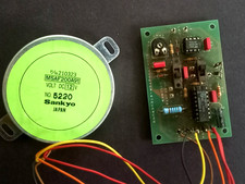 Schrittmotorsteuerung SAA 1027 + Schrittmotor 12 V Sankyo MSAF200A91