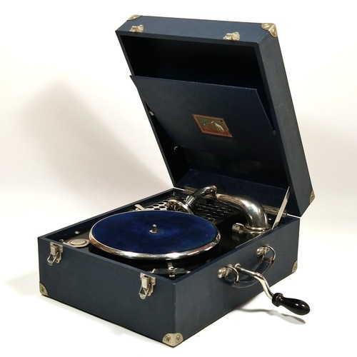 Antikes grammophon spielbereit - grammophon,