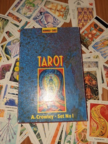 Tarot crowley set buch - set,