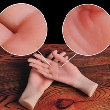 Silikon Hand für Praxis Display Schmuckmodell Schaufensterpuppe Übungshand