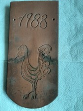 Dachziegel Biberschwanz, Fund bei Dachdeckungsarbeiten , 