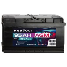 HeyVolt 95Ah 12V 880A EN AGM