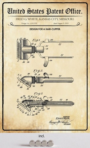 Blechschild 20x30 patent - blechschild, us