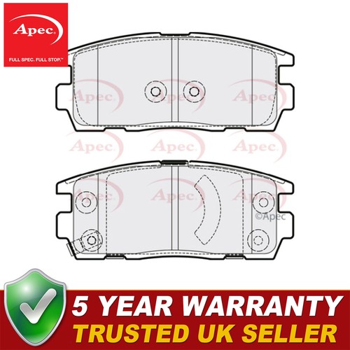 Apec rear brake pads set - set, fits