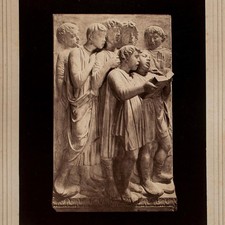Johannes Nöhring Chorknaben Reproduktion Fotografie nach Luca Della Robbia 19 Jh