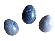 3 St. Marmor Eier Ostereier