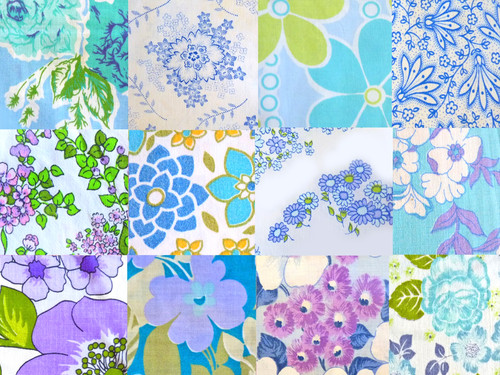 Vintage patchwork scraps - patchwork,