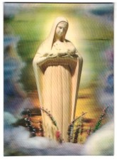 3D-AK Our Lady, Marienstatue mit Kind 