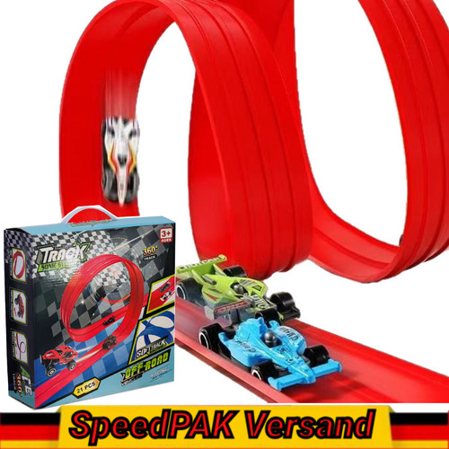 Flexible autorennbahn mit 4 - flexible, 4m