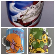 3x Tassen Konvolut - Biene Maja, Pettersson und Findus & Coca Cola - Kaffeetasse