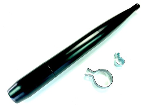Mofa auspuff schwarz inkl - inkl., 2