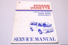 ORIGINAL NISSAN VANETTE MODEL C22 Service Handbuch Werkstatthandbuch  SM8EWC2SE0