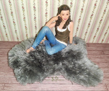 Schaffell, Bärenfell "grau" -