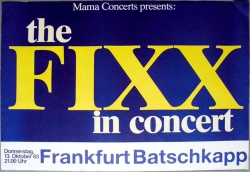Fixx the 1983 plakat - the,