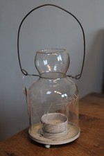 Laterne aus glas mit - aus,