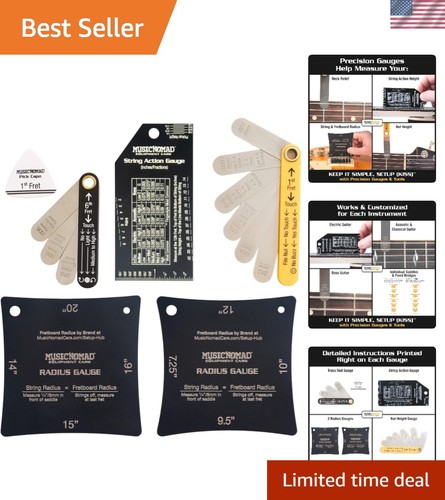 Precision piece guitar setup - 6-piece,