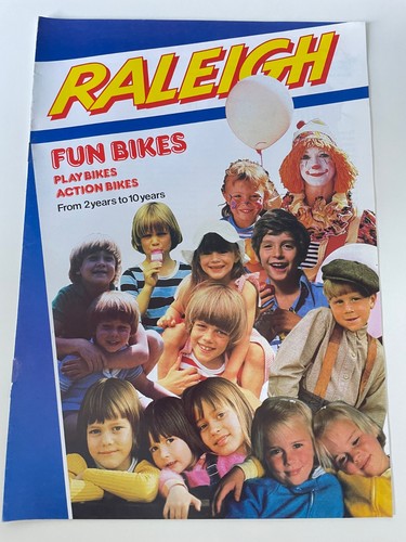Vintage 1980er raleigh - raleigh, katalog