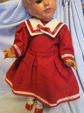 MATROSENKLEID rot+KRAGEN für