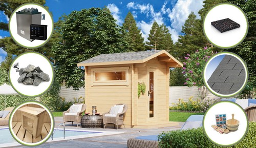 Saunahaus gartensauna sauna - saunahaus,