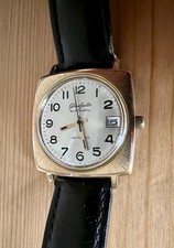 GUB Glashütte Spezimatic Automatic Kal.75 Datum, Automatik, Vintage Herrenuhr