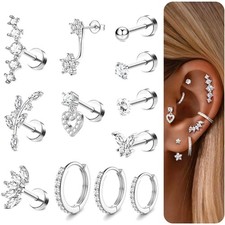 Helix Piercing Set 12/14Pcs