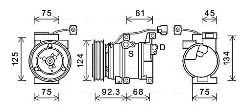 Kompressor klimaanlage 134a - kompressor,,
