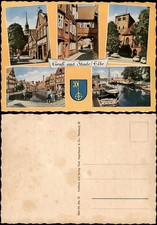 Ansichtskarte Stade Stood Straßen, Hafen 1968