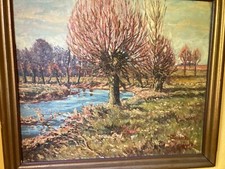 Ölgemälde LANDSCHAFT von Wilhelm Reinecke (1889 - 1944)