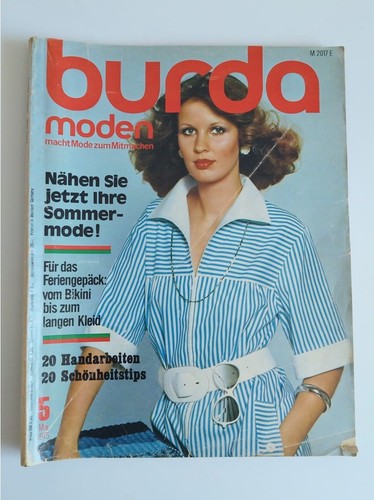 Burda moden schnittmusterheft - moden,