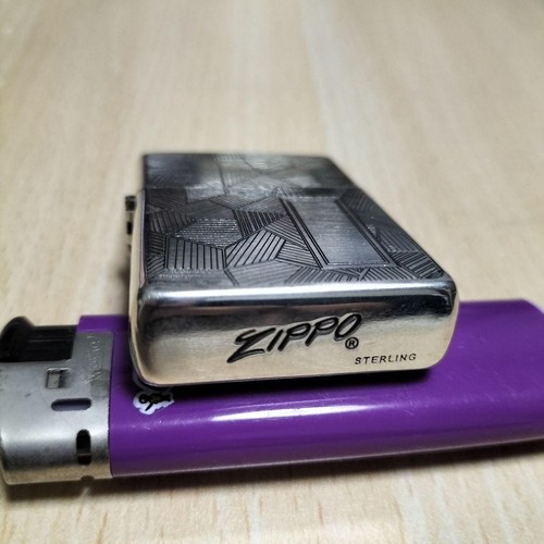 Vintage sterling zippo - sterling,