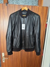 jacke herren  leder schwarz Gr