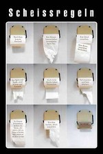  Blechschild - SCHEISSREGELN