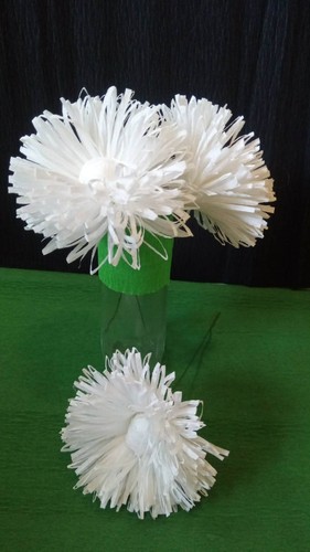 Krepp papier blumen 9 - 30,