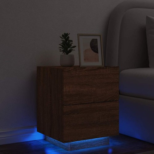 Nachttisch mit led leuchten - nachttisch,