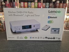 Lenco KCR-190WH - DAB+/FM Küchenradio mit Bluetooth®, LED-Beleuchtung und Timer 